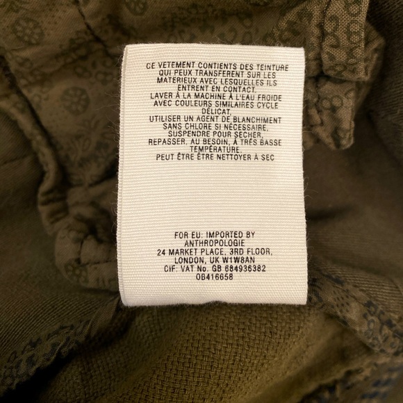 Anthropologie Hei Hei Delaine Blazer olive green - Picture 10 of 10